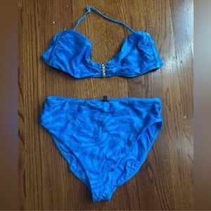 Vibrant Blue Bikini Set